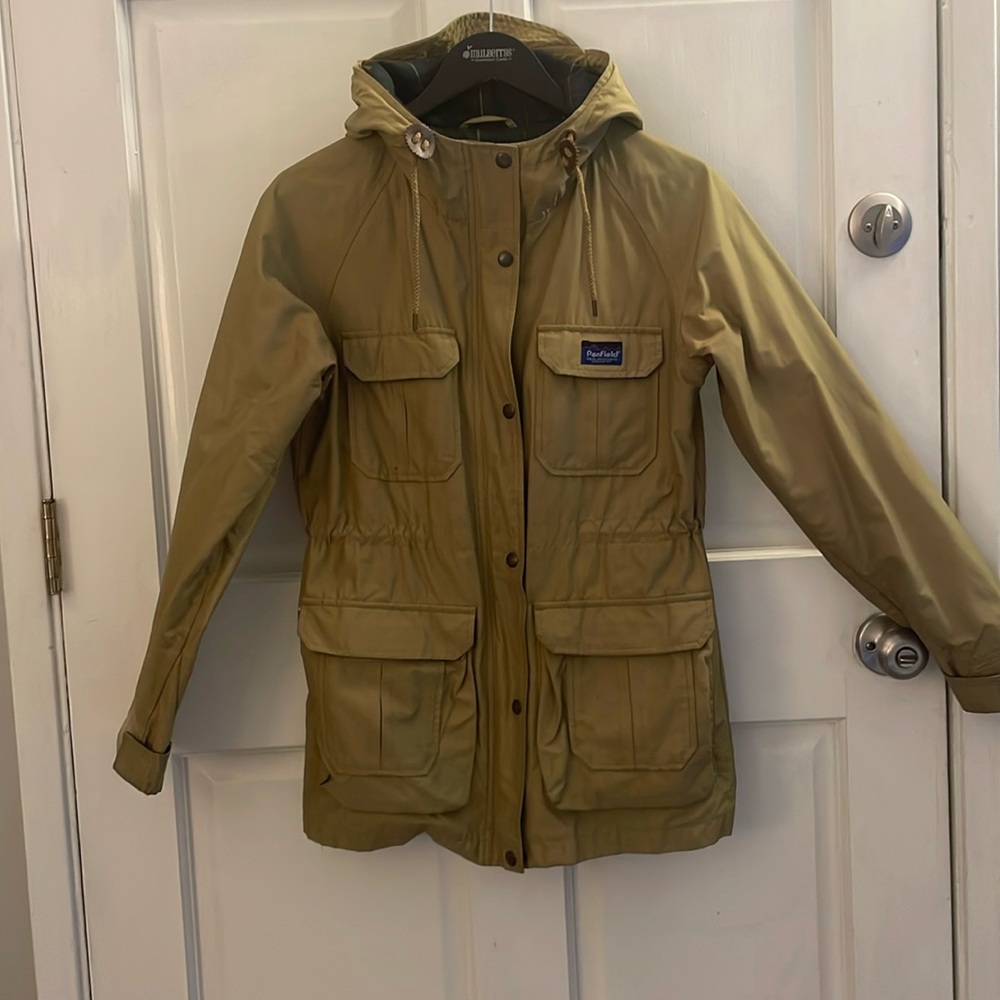 Madewell x Penfield Kasson Rainjacket Tan size Small